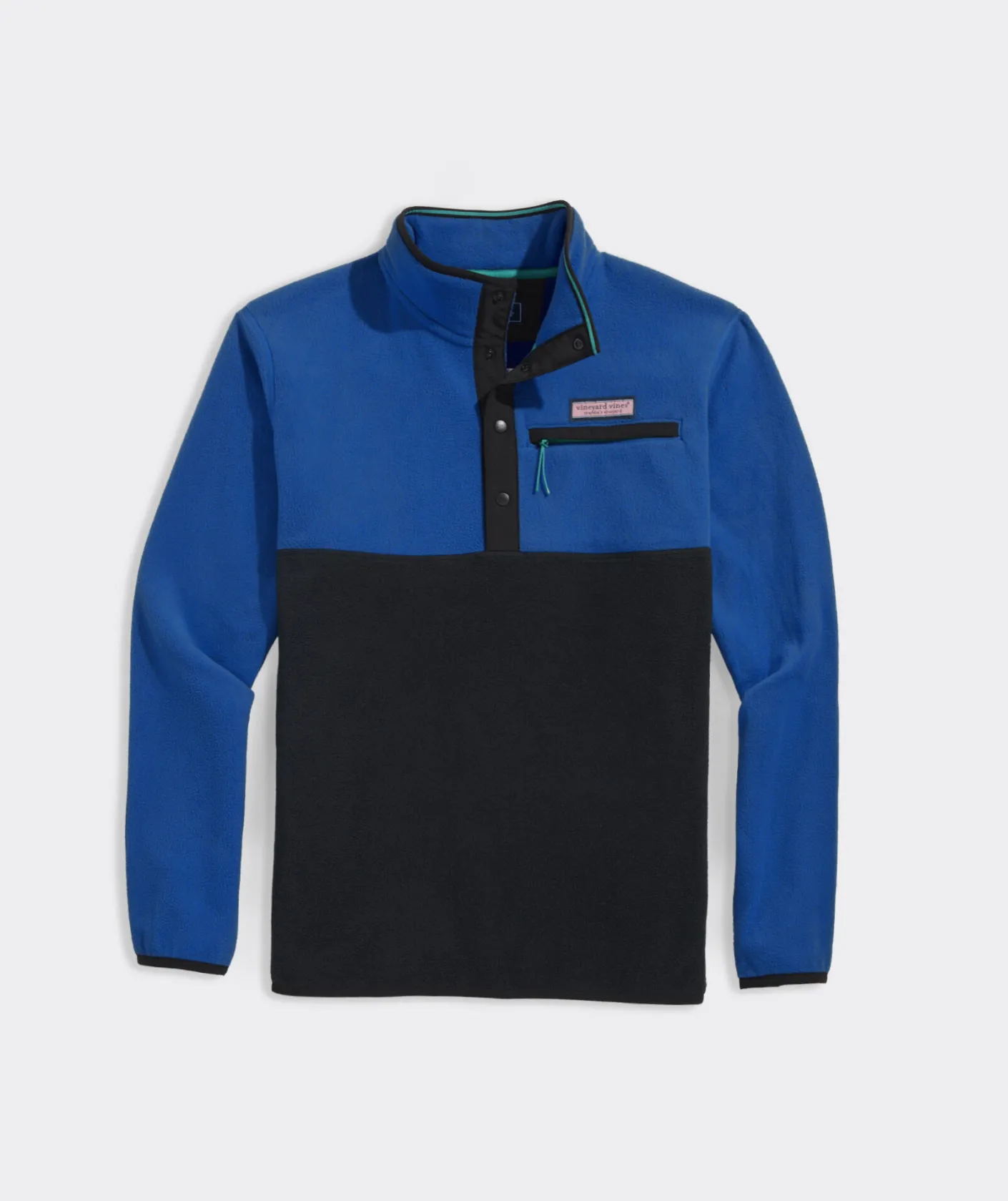 Quarter-Zips|Sweatpants & Sweatshirts<Vineyard Vines Harbor Fleece Quarter-Snap Maritime Blue