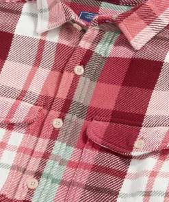 Button-Down Shirts<Vineyard Vines Heavy Twill Shirt Jacket Sangria