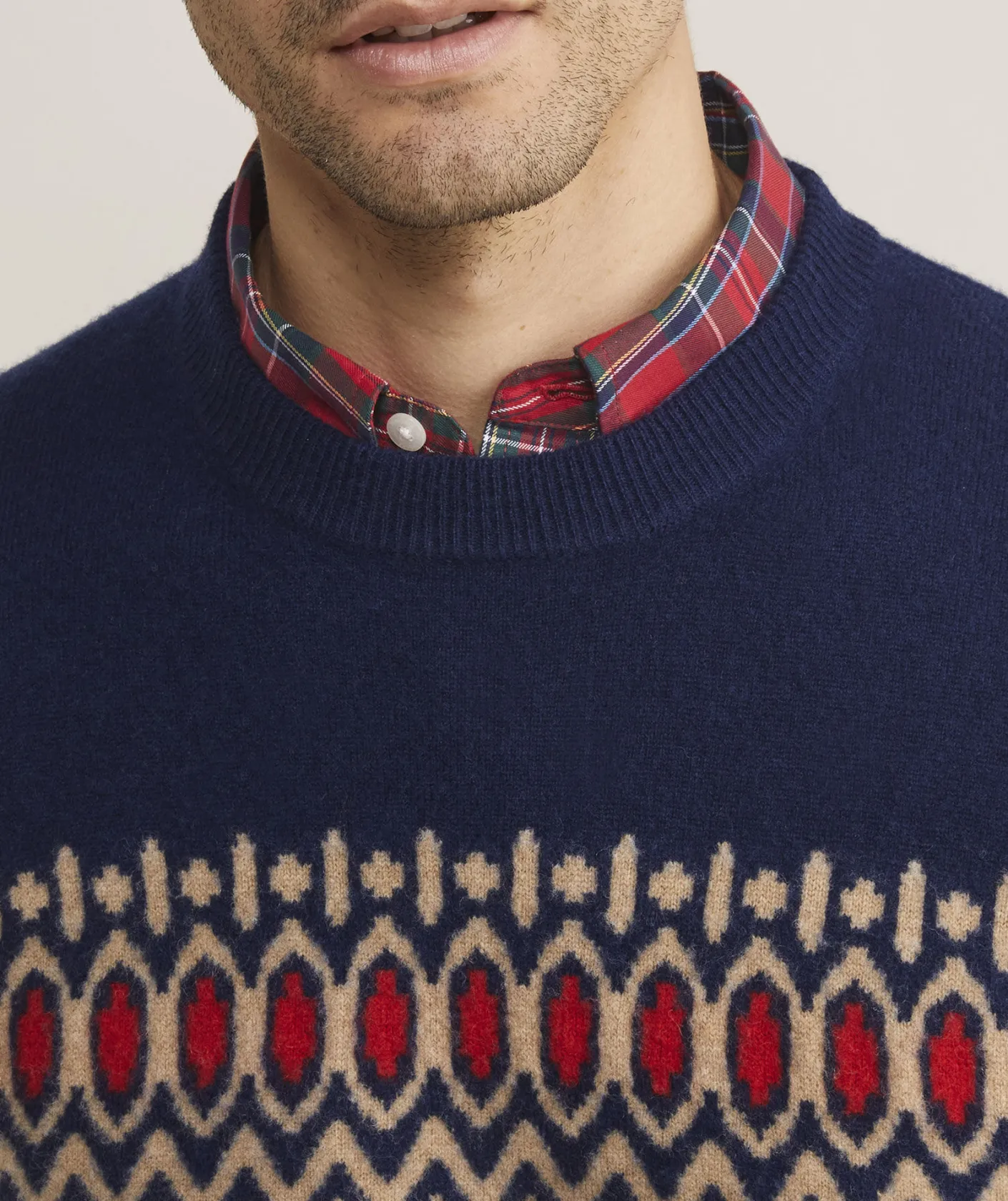 Sweaters<Vineyard Vines Heritage Fair Isle Crewneck Sweater Nautical Navy