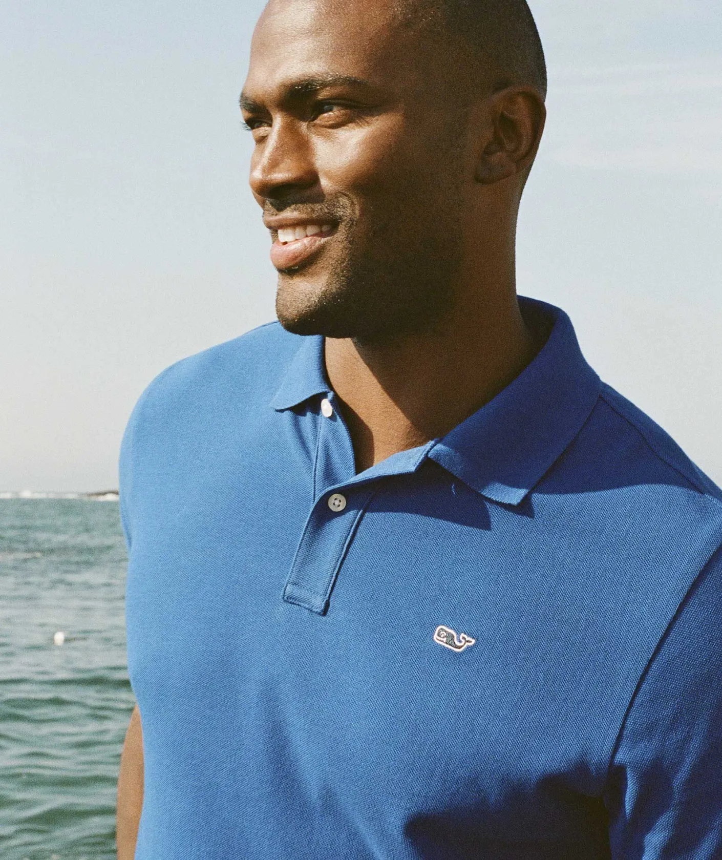 Polos<Vineyard Vines Heritage Pique Polo Maritime Blue