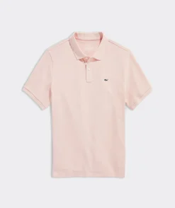 Polos<Vineyard Vines Heritage Pique Polo Pink Blossom