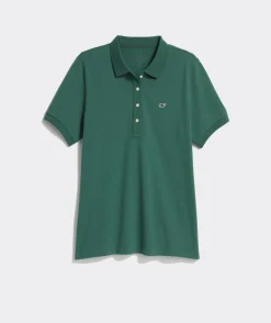 Polos<Vineyard Vines Heritage Pique Polo Nautical Navy