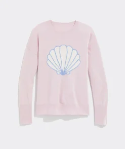 Sweaters<Vineyard Vines Hydrangea Intarsia Cashmere Crewneck Sweater Frost
