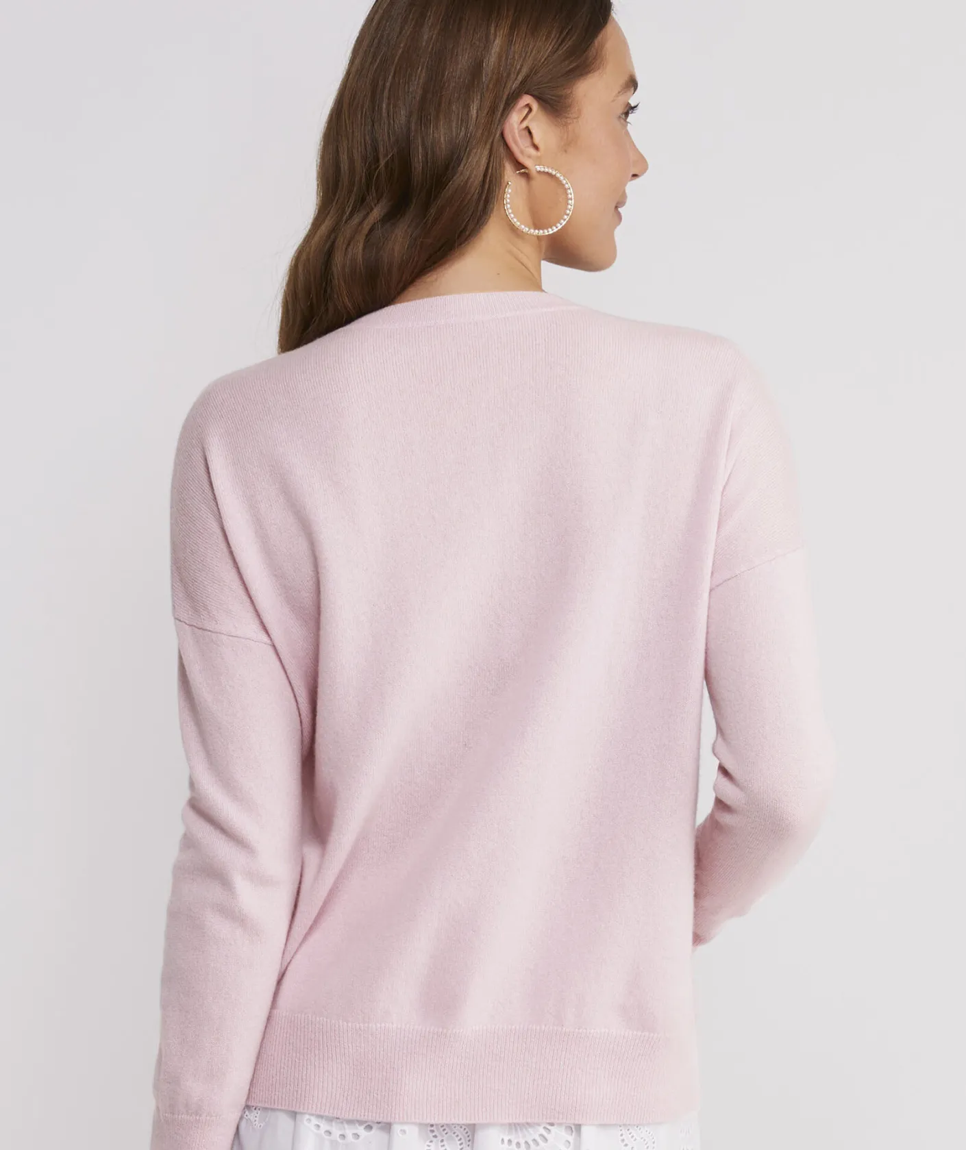 Sweaters<Vineyard Vines Hydrangea Intarsia Cashmere Crewneck Sweater Frost