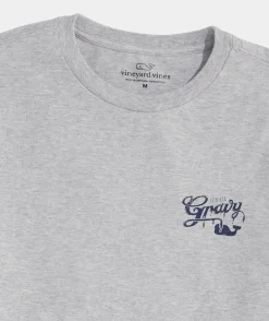 Tees<Vineyard Vines It's All Gravy Long-Sleeve Tee Grey Heather