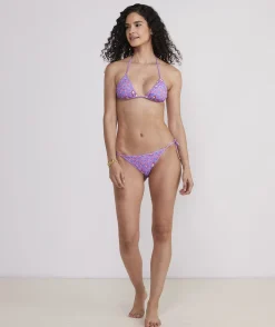 Swim & Cover-Ups<Vineyard Vines Katama Tile String Bikini Bottom Katama Tile - Violet