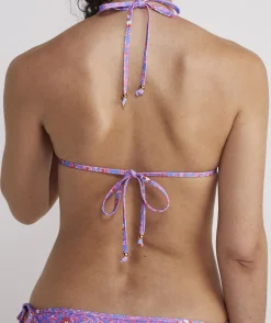 Swim & Cover-Ups<Vineyard Vines Katama Tile String Bikini Bottom Katama Tile - Violet