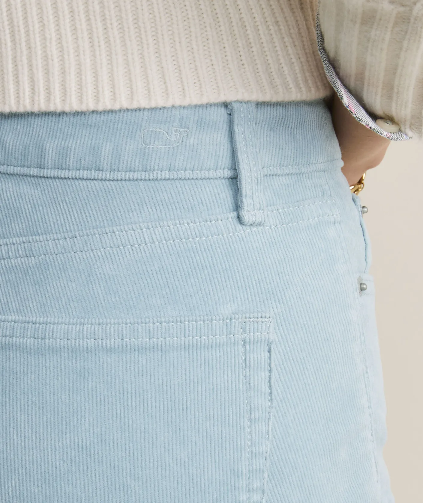 Pants & Denim<Vineyard Vines Kick Flare Mid-Rise Corduroy Pants Stone