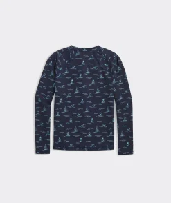 Swim & Cover-Ups|Swim & Rashguards<Vineyard Vines Kids' Hooded Whale Towel Vineyard Navy