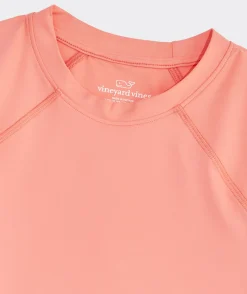 Swim & Cover-Ups|Swim & Rashguards<Vineyard Vines Kids' Raglan Rashguard Boat Parade Naut Nav
