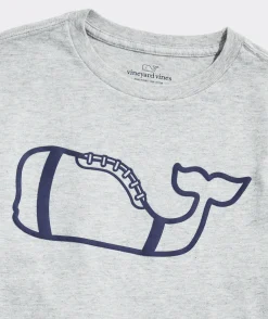 Tees<Vineyard Vines Kids' Vintage Whale Short-Sleeve Pocket Tee White Cap