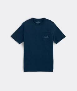 Tees<Vineyard Vines Kids' Vintage Whale Short-Sleeve Pocket Tee Gray Heather