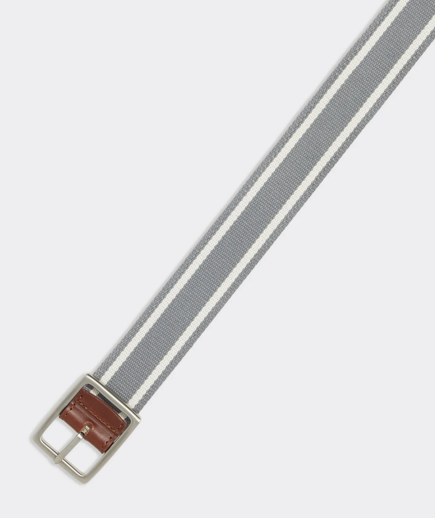 Belts<Vineyard Vines Leather & Webbing Reversible Belt Gray Harbor