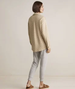 Jackets & Vests|Sweaters<Vineyard Vines Lightweight Cashmere Poncho Marshmallow