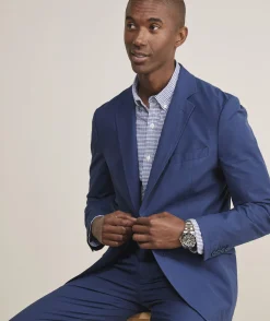Blazers<Vineyard Vines Lightweight On-The-Go Blazer Blue Blazer
