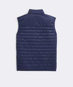 Jackets & Vests<Vineyard Vines Lightweight Packable Puffer Vest Nautical Navy