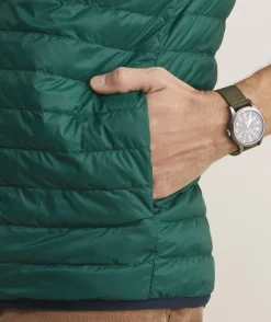 Jackets & Vests<Vineyard Vines Lightweight Packable Puffer Vest Turf Green
