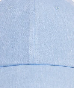 Hats<Vineyard Vines Linen Baseball Hat Jake Blue
