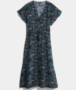 Womens|Shirts & Tops<Vineyard Vines Linen Button-Down Feeder - Rum/White
