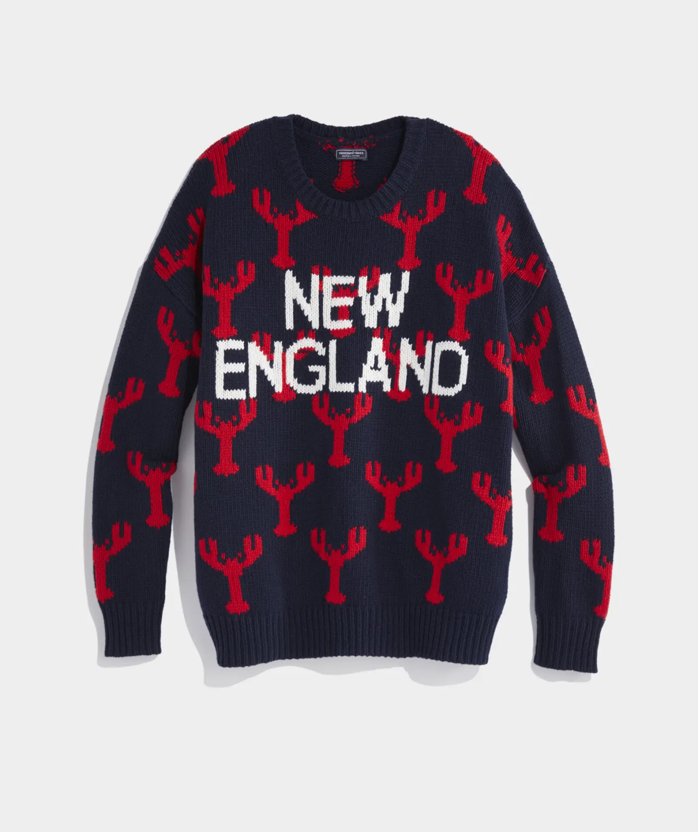 Sweaters<Vineyard Vines Lobster Fair Isle Crewneck Sweater Nautical Navy