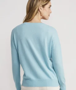 Sweaters<Vineyard Vines Lobster Intarsia Cashmere Crewneck Sweater Vineyard Navy
