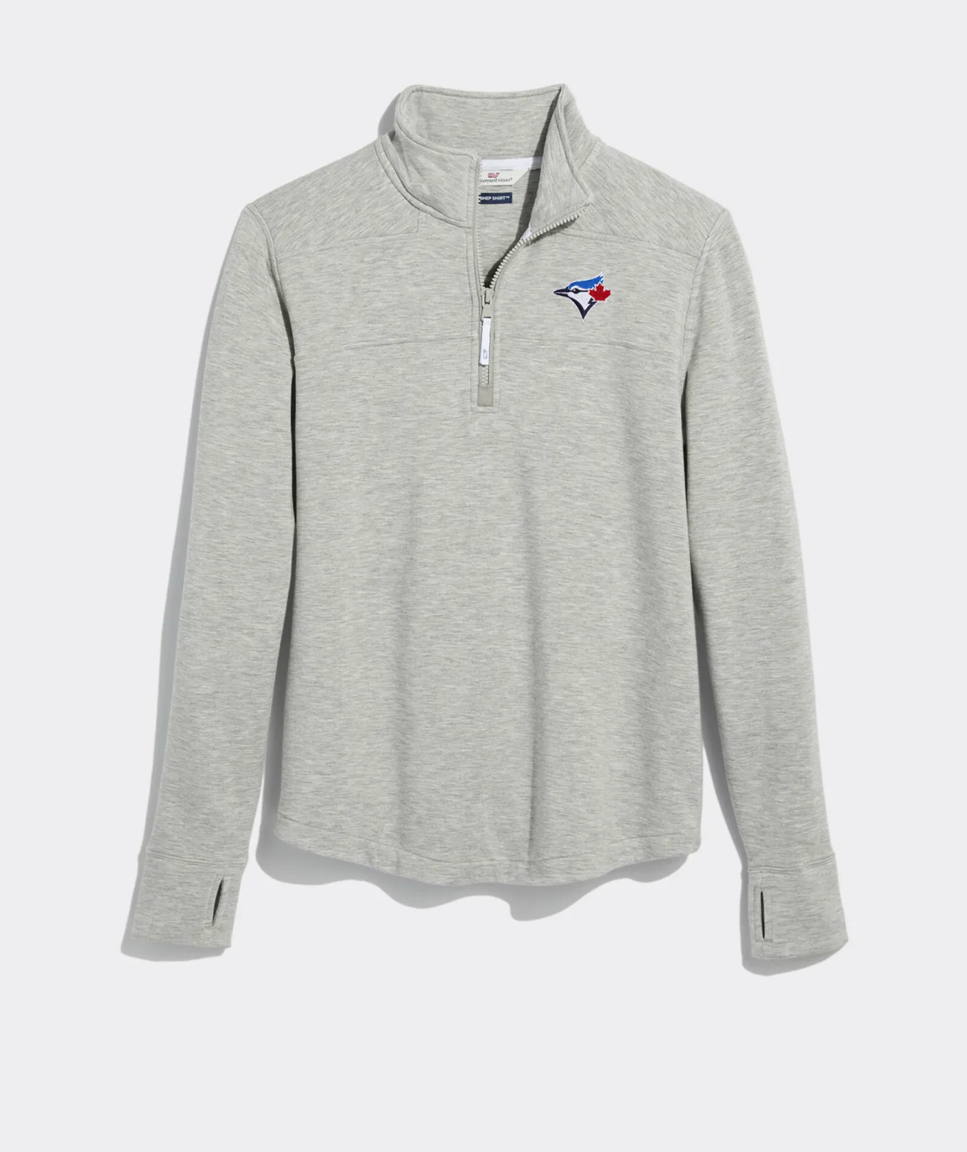 Los Angeles Dodgers<Vineyard Vines Los Angeles Dodgers Sankaty Quarter-Zip Deep Bay