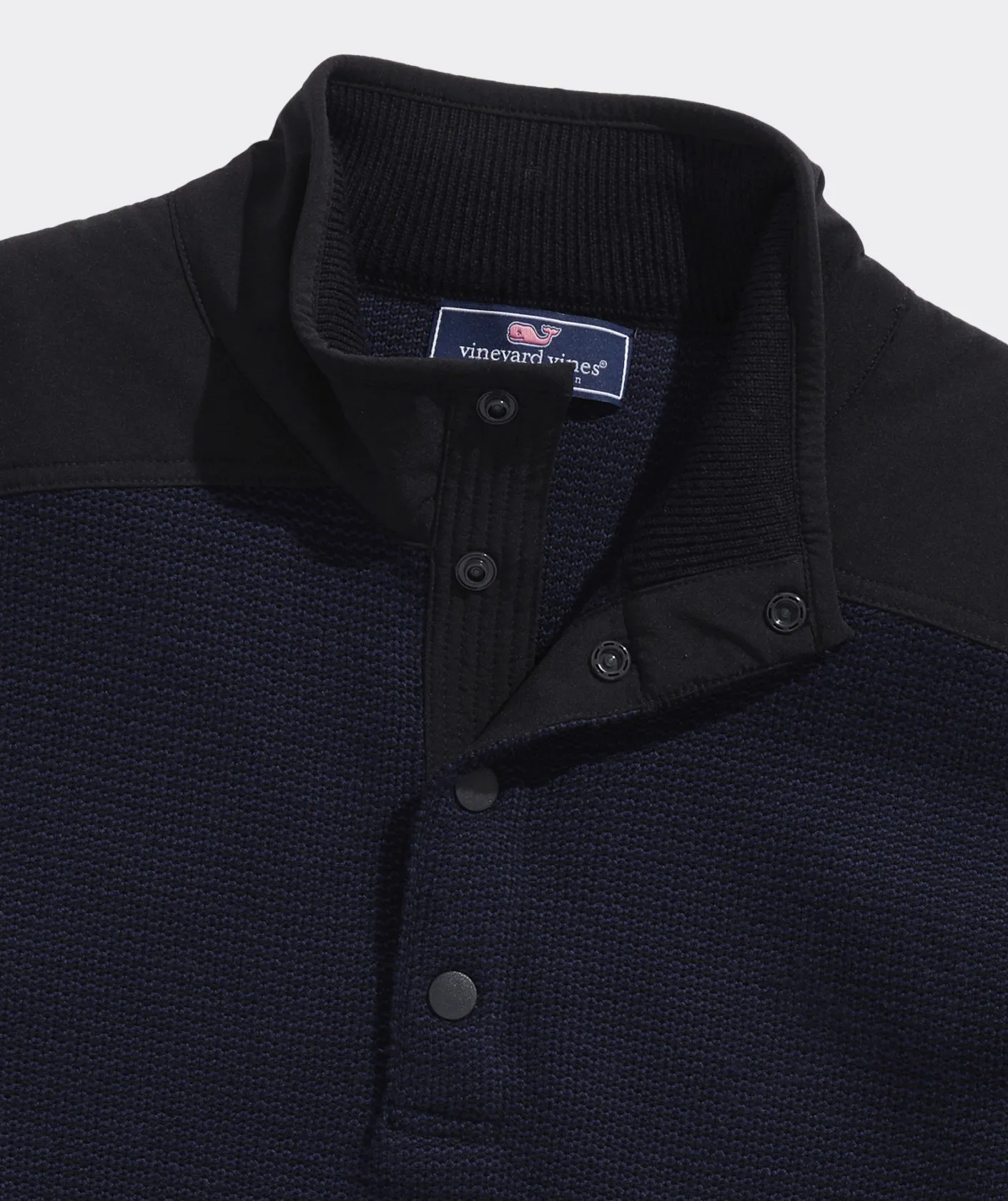 Sweaters<Vineyard Vines Merino Wool Quarter-Snap Blue Blazer