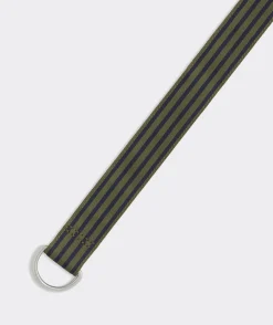 Belts<Vineyard Vines Micro Stripe D-Ring Belt Cypress