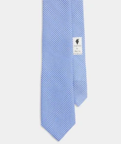 Ties and Bow Ties<Vineyard Vines Micro Tuna Silk Tie Hull Blue