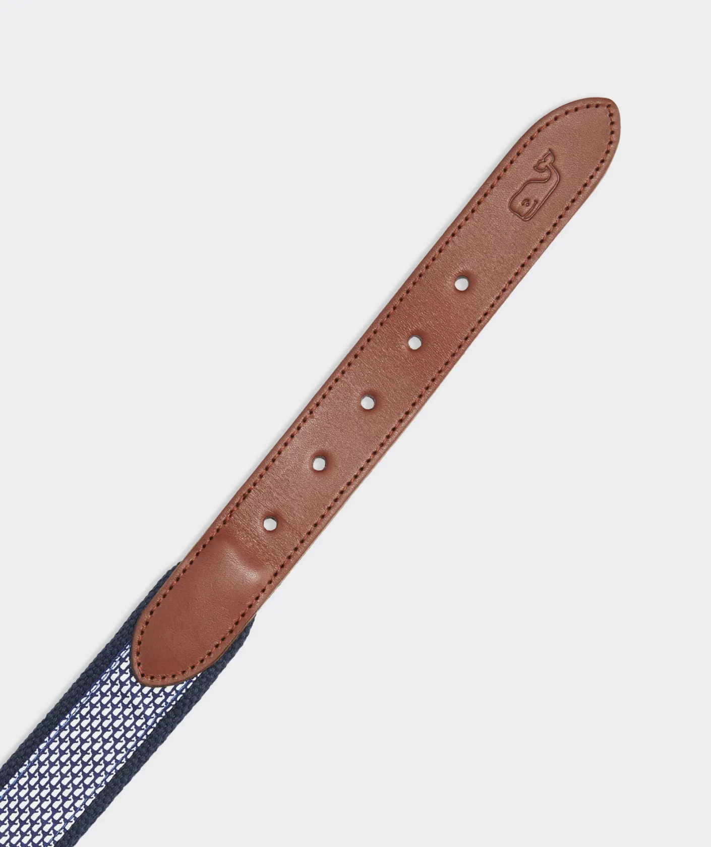 Belts<Vineyard Vines Micro Whale Canvas Club Belt Nautical Navy