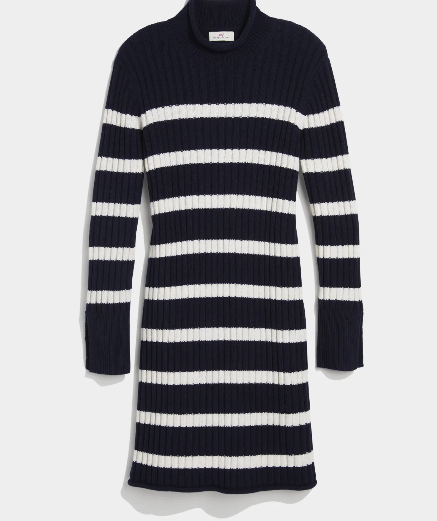 Sweaters|Dresses & Skirts<Vineyard Vines Mockneck Sweater Dress Charcoal Heather