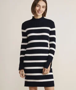 Sweaters|Dresses & Skirts<Vineyard Vines Mockneck Sweater Dress Charcoal Heather