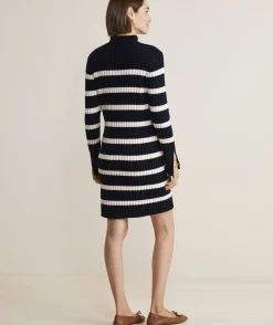 Sweaters|Dresses & Skirts<Vineyard Vines Mockneck Sweater Dress Charcoal Heather