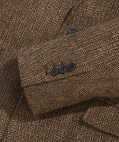 Blazers<Vineyard Vines Moon Wool Herringbone Greenwich Blazer Log Cabin