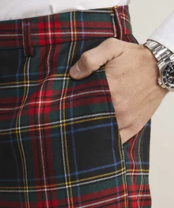 Pants & Chinos<Vineyard Vines Moon Wool Plaid Trouser Jet Black