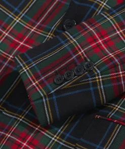 Blazers<Vineyard Vines Moon Wool Tartan Blazer Jet Black