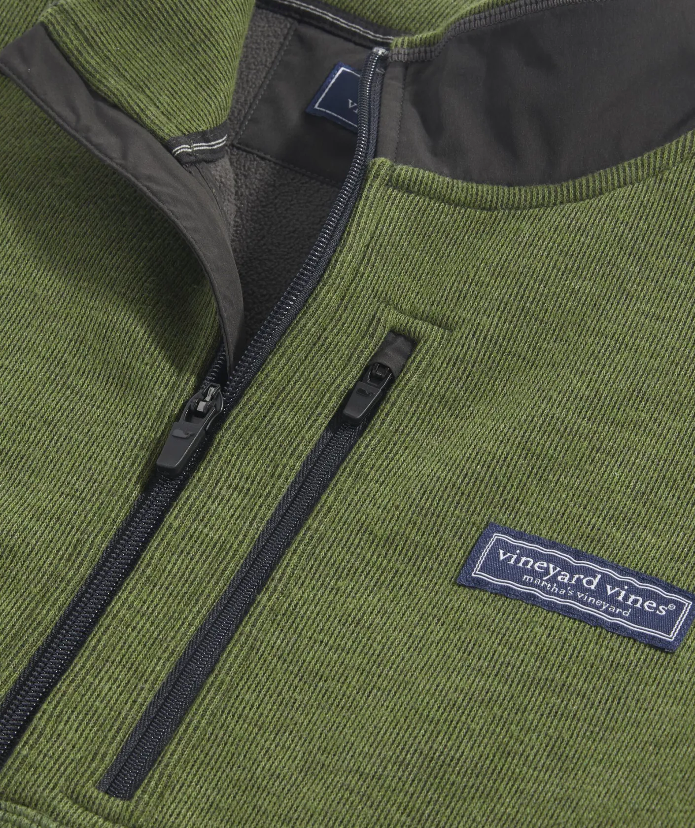 Quarter-Zips|Sweatpants & Sweatshirts<Vineyard Vines Mountain Sweater Fleece Quarter-Zip Cypress