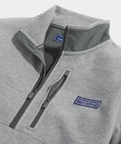 Quarter-Zips|Sweatpants & Sweatshirts<Vineyard Vines Mountain Sweater Fleece Quarter-Zip Ultimate Gray