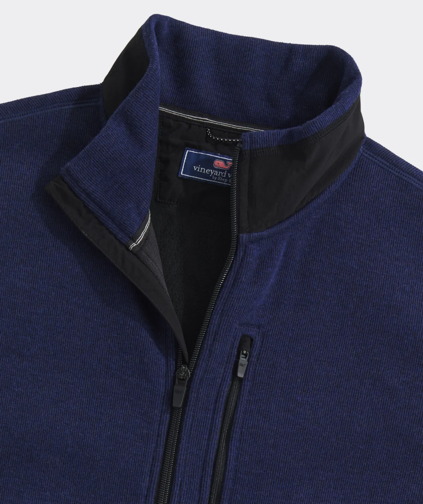Jackets & Vests<Vineyard Vines Mountain Sweater Fleece Vest Nautical Navy