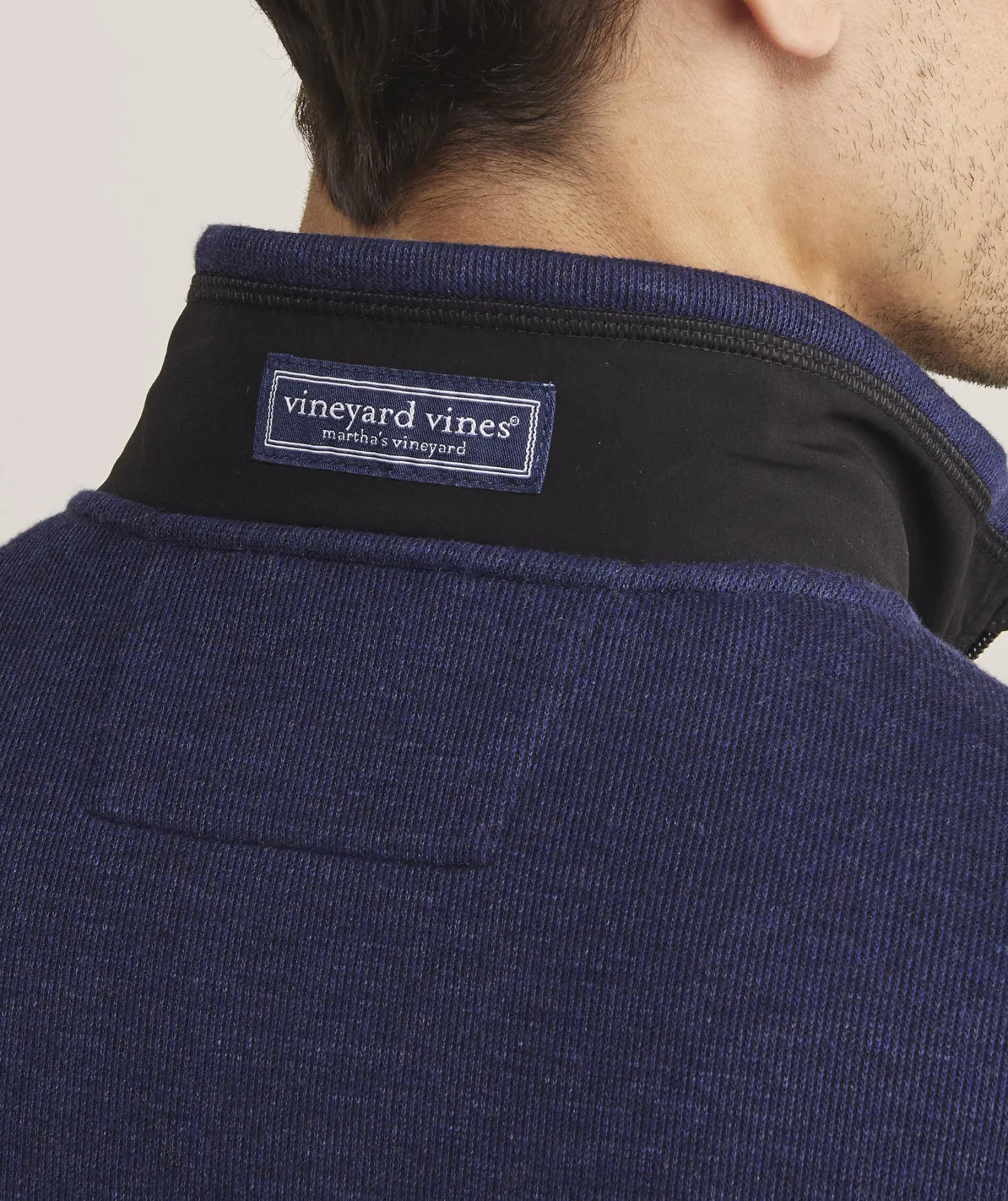 Jackets & Vests<Vineyard Vines Mountain Sweater Fleece Vest Nautical Navy