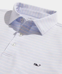 Mens|Button-Down Shirts For Men<Vineyard Vines On-The-Go brrr° Gingham Shirt Blue Bay