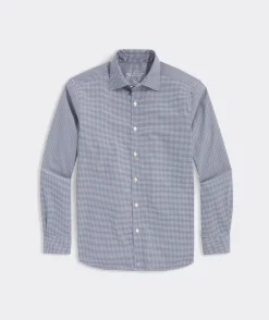 Button-Down Shirts<Vineyard Vines On-The-Go brrrº Gingham Spread Collar Shirt Blue Blzr Plaid