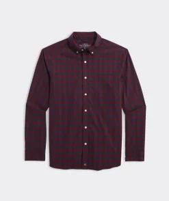 Button-Down Shirts<Vineyard Vines On-The-Go brrrº Plaid Shirt Sangria