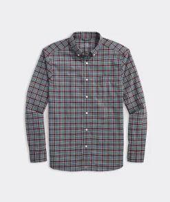 Button-Down Shirts<Vineyard Vines On-The-Go brrrº Plaid Shirt Pld Crimson