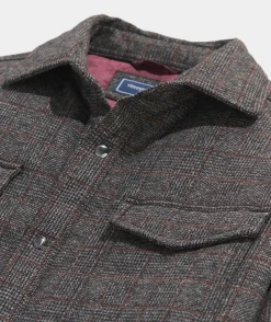 Jackets & Vests<Vineyard Vines On-The-Go Insulated Shirt Jacket Plaid Heather Grey