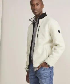 Jackets & Vests<Vineyard Vines On-The-Go Sherpa Full-Zip Jacket Stone