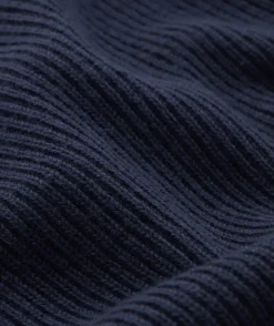 Quarter-Zips|Sweaters<Vineyard Vines On-The-Go Wool Quarter-Zip Blue Blazer