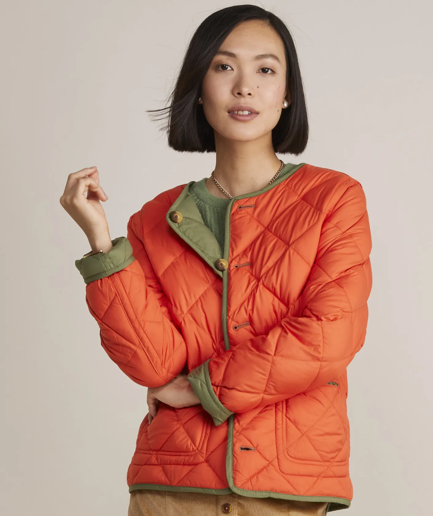 Jackets & Vests<Vineyard Vines Oversized Puffer Vest Turf Green