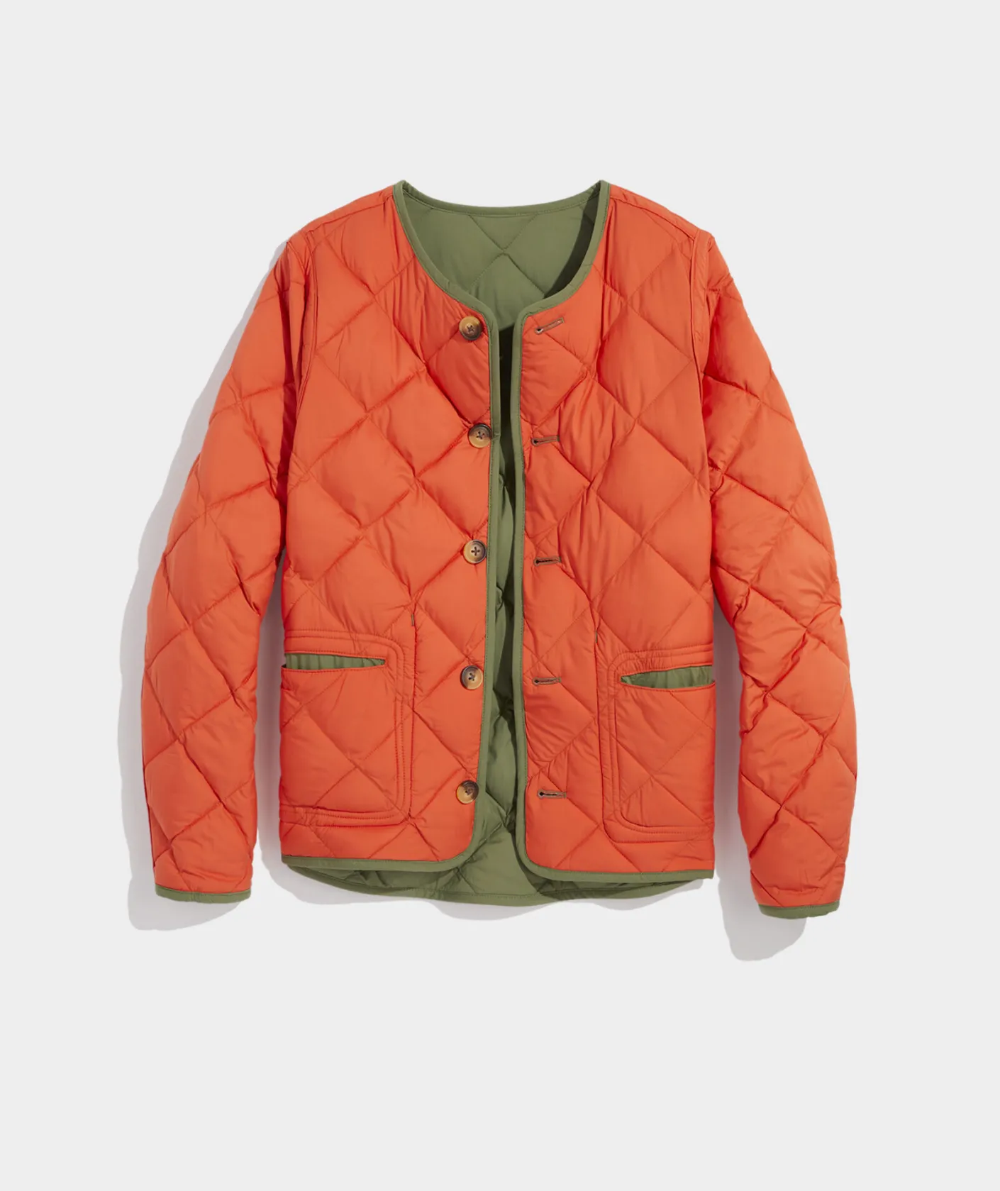 Jackets & Vests<Vineyard Vines Oversized Puffer Vest Turf Green