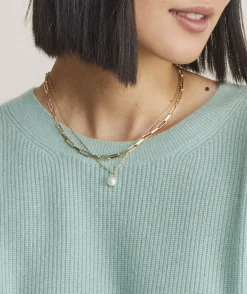 Sweaters<Vineyard Vines Oversized Ribbed Luxe Crewneck Sweater Mint Sprig